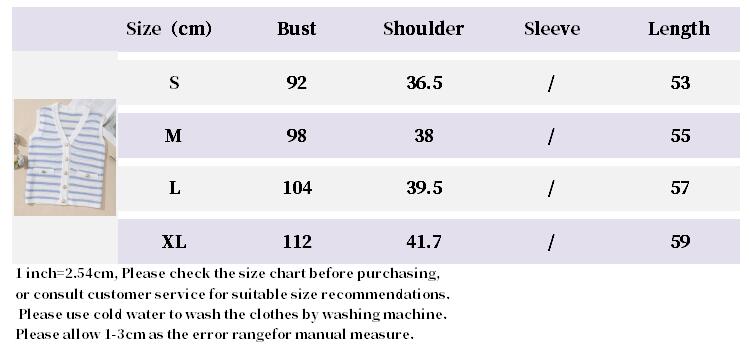 2025 Spring Summer Casual Versatile Knitting Striped Tank Top for Female CGK208
