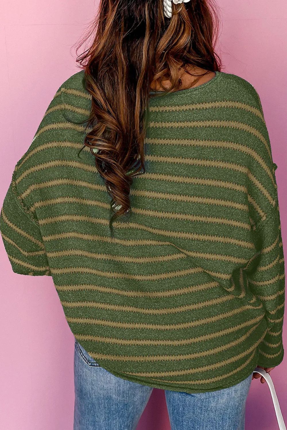 we47 tiny stripe lightweight sweater