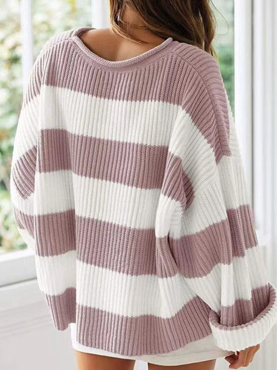 we75 Block Striped Sweater