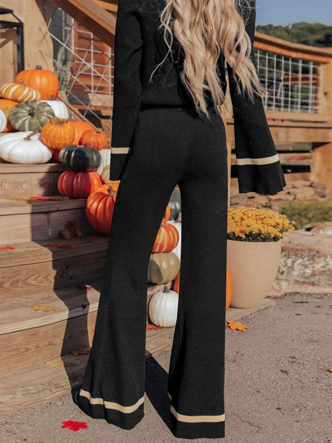 we45 V-Neck Long Sleeve Top and Pants Set