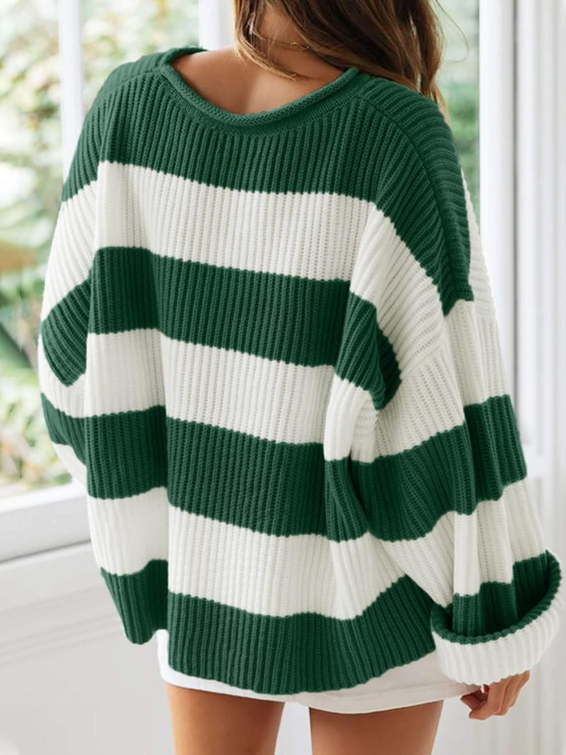 we75 Block Striped Sweater