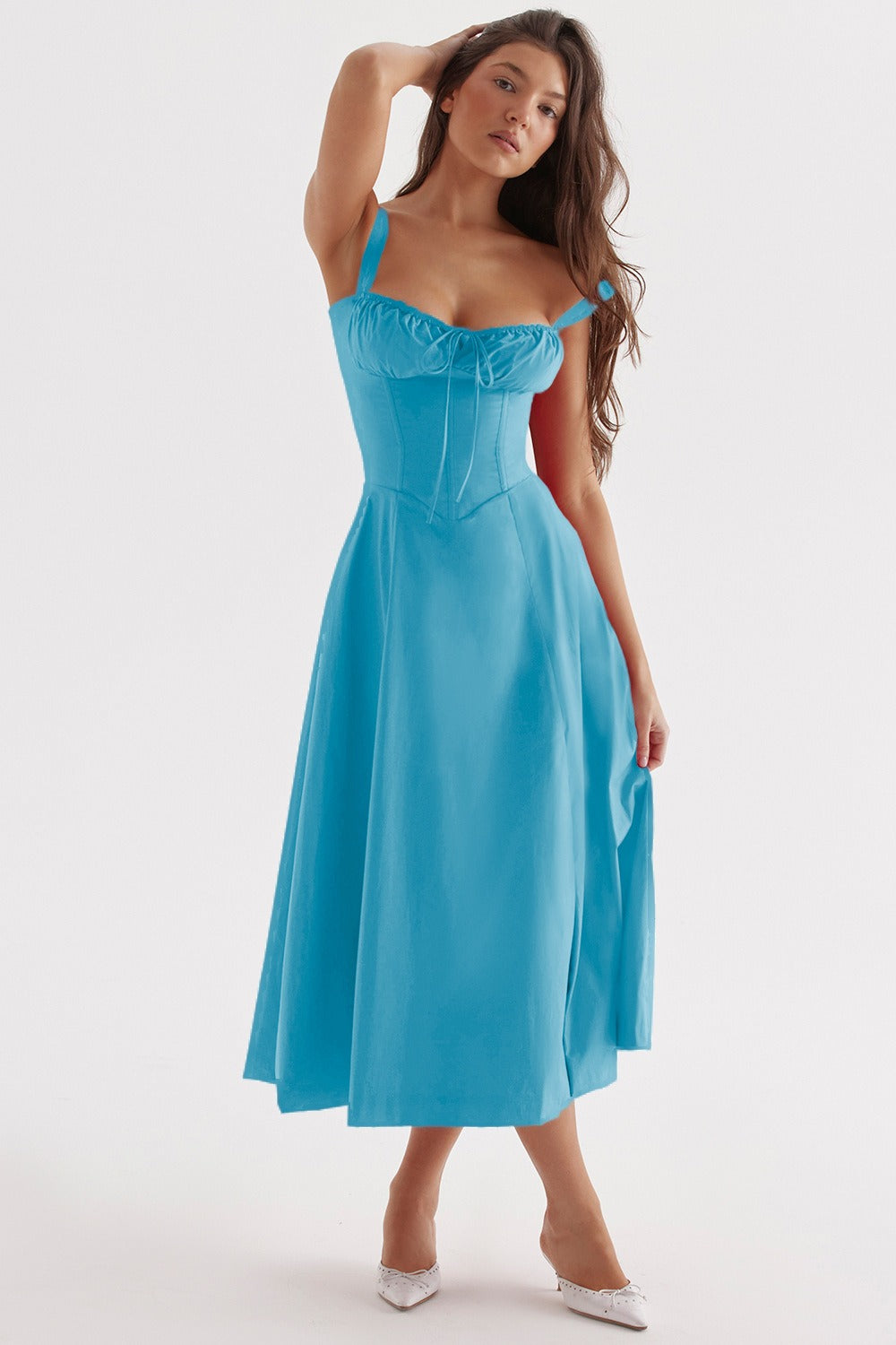 Elegant Large Hem Dress