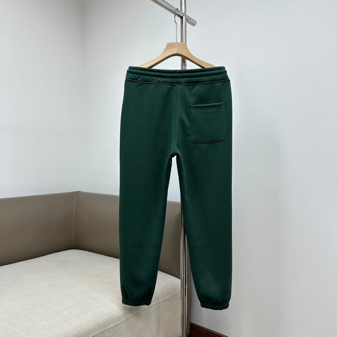 we-3-18 Autumn Winter Fleece Jogger Pant Elasric Wiast Drawstring Long Trouserfor Women