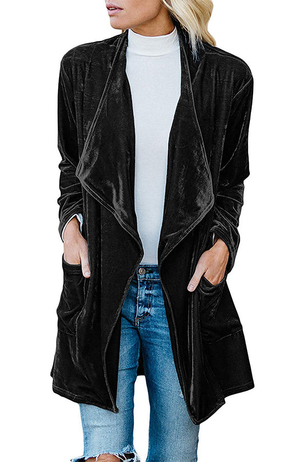 we213 Velvet Cardigan Jacket