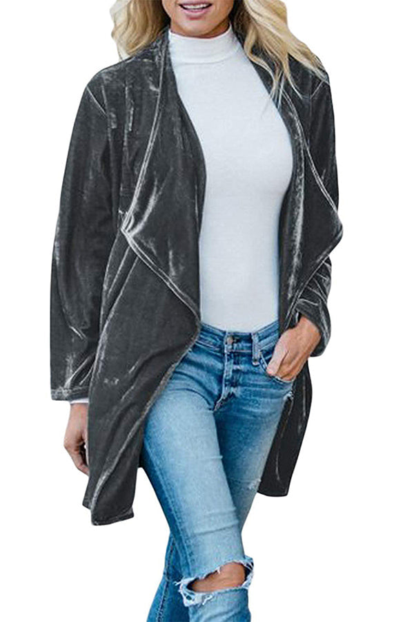 we213 Velvet Cardigan Jacket