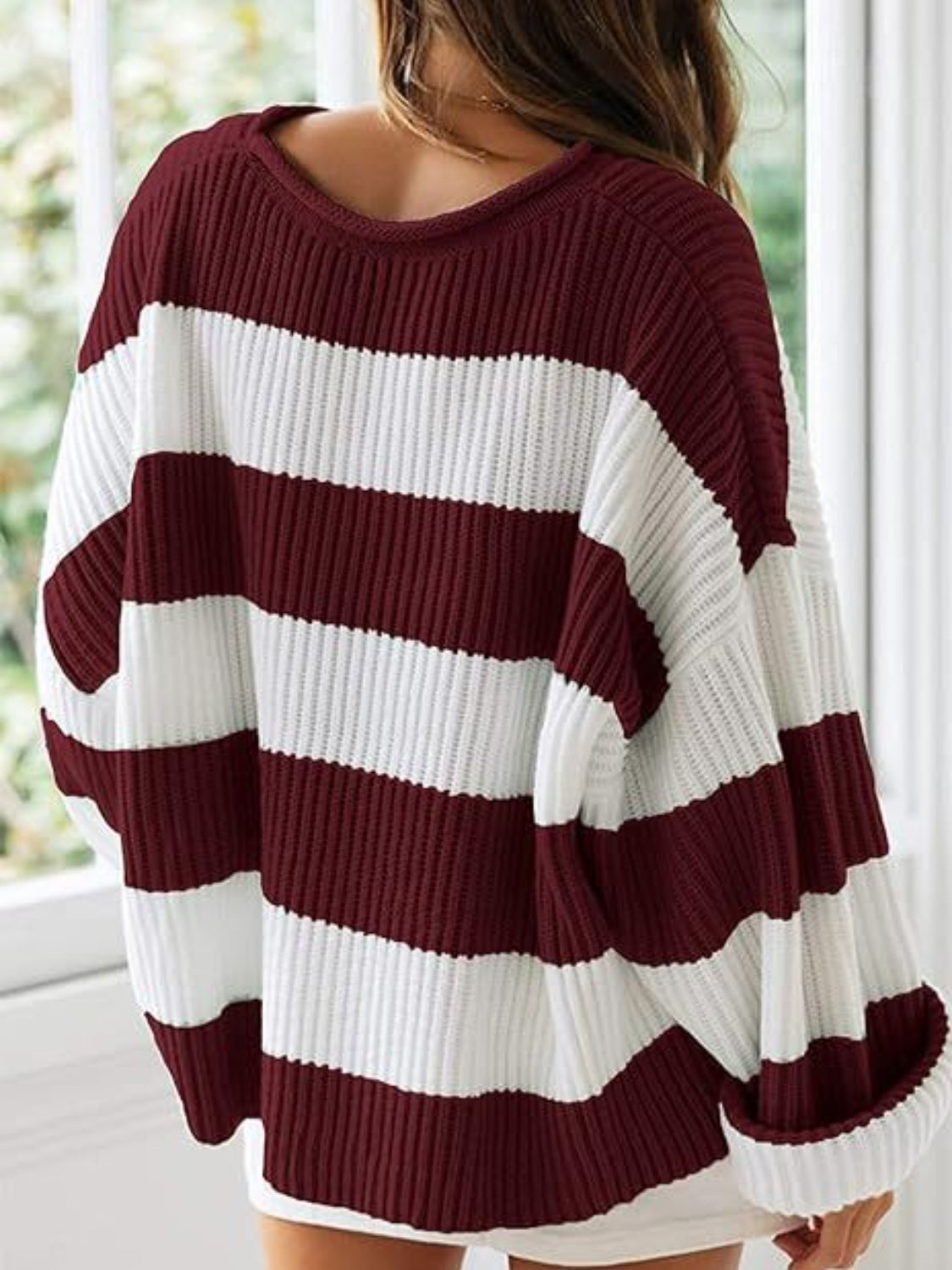 we75 Block Striped Sweater