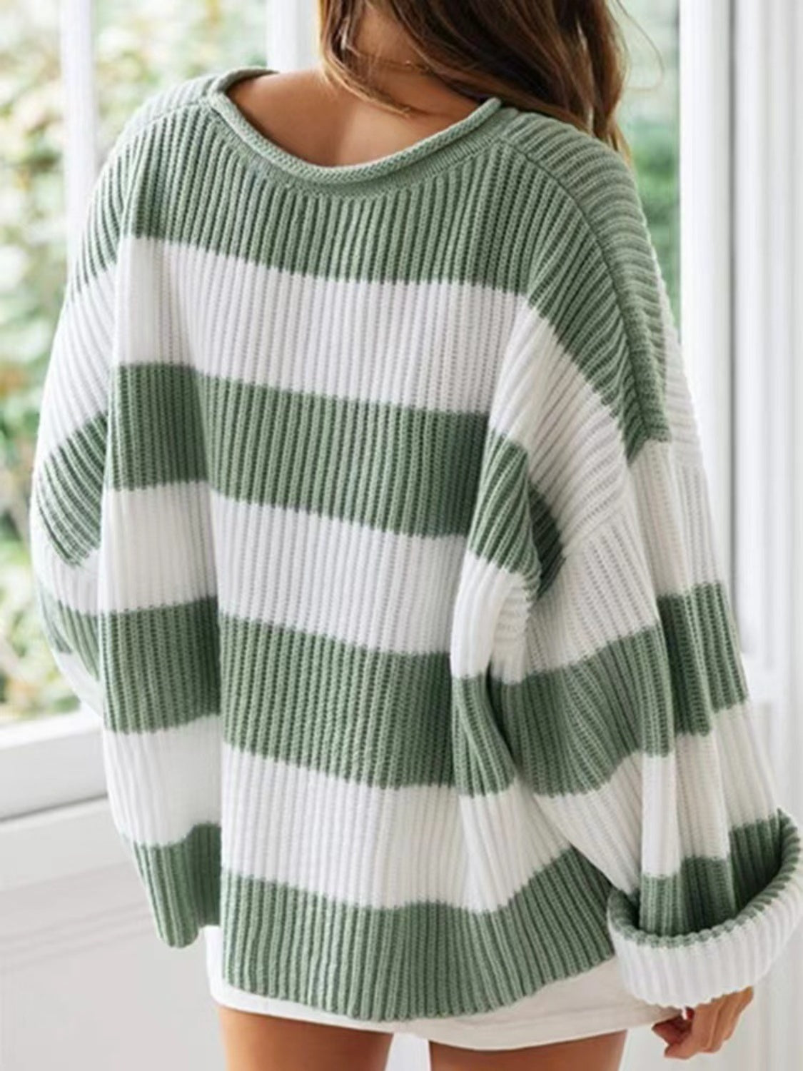 we75 Block Striped Sweater