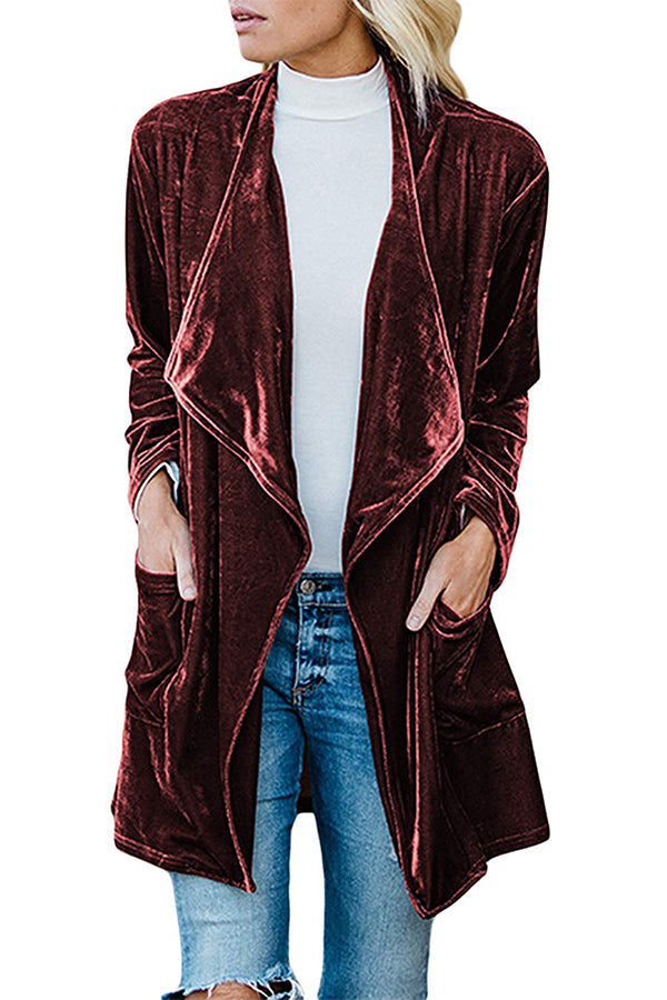 we213 Velvet Cardigan Jacket