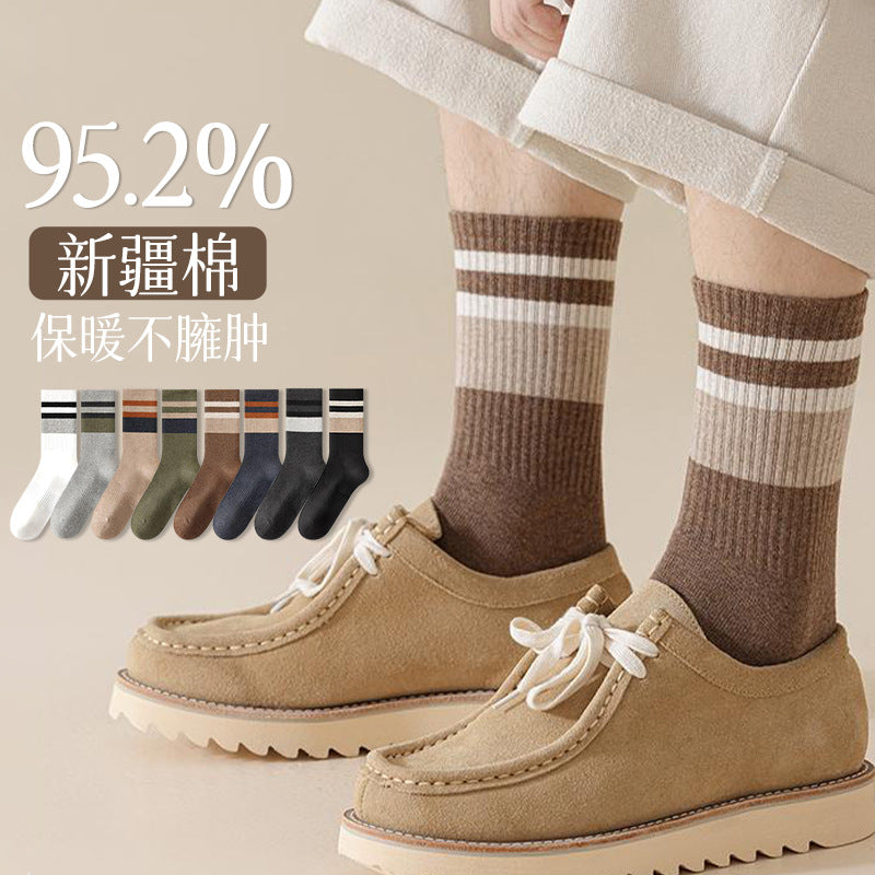 Thickened Pure Cotton Antibacterial Warm Deodorant Sports Socks