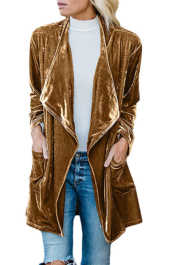 we213 Velvet Cardigan Jacket