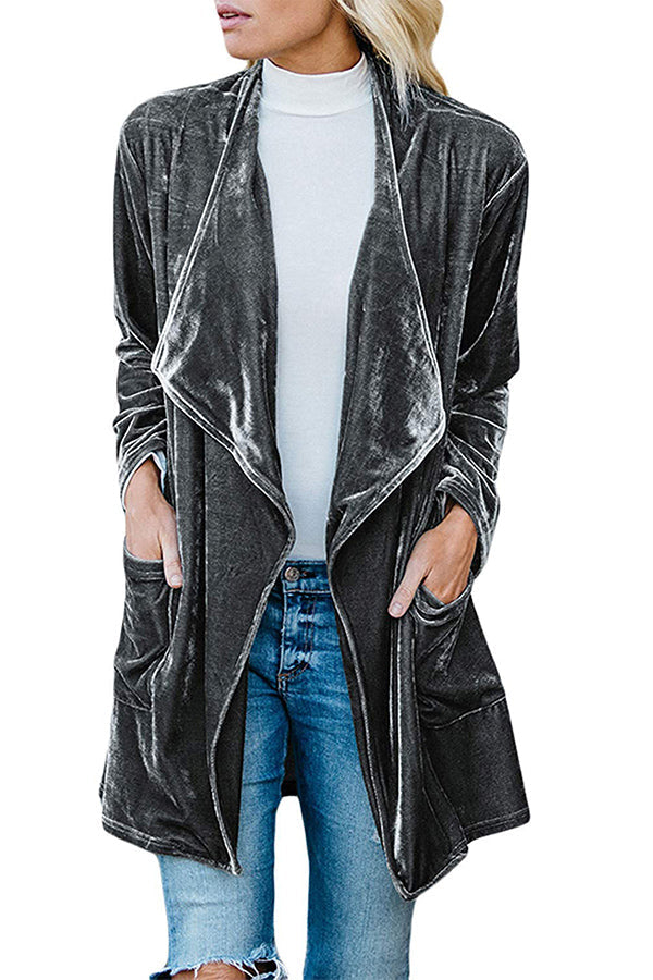 we213 Velvet Cardigan Jacket